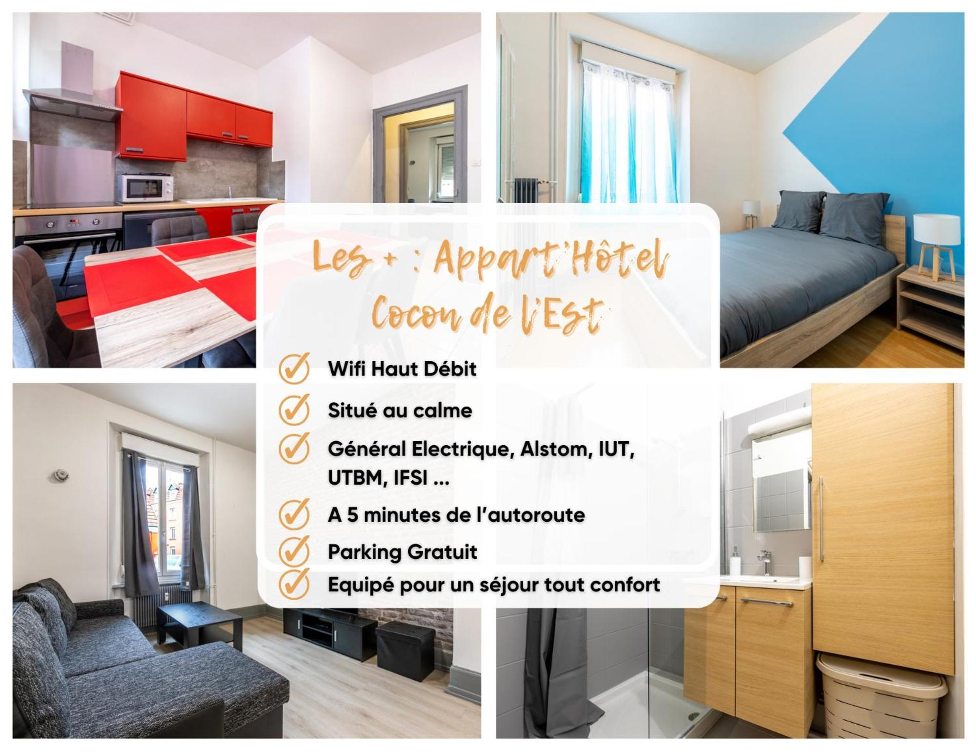 Appart'Hotel - Le Cocon De L'Est Belfort Buitenkant foto